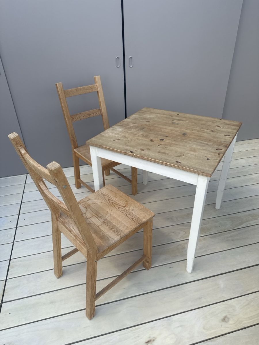Ikea Set di tavolo e panche: Tisch mit 2 Stühlen, IKEA, Frühling – Usato da Rothenburg venduto da wer_g9fd 7