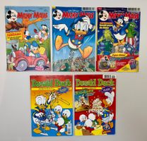Micky Maus + Donald Duck Comics Magazine 5stk. 90er