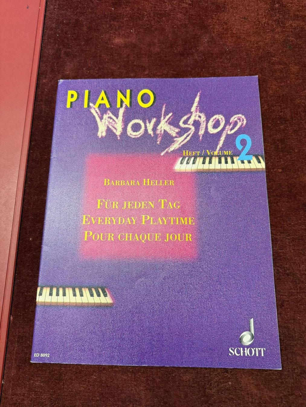 Libri: Noten Piano Workshop  Schott Band 2 – Nuovo (secondo la descrizione) da Davos-Platz venduto da musikhauskollegger