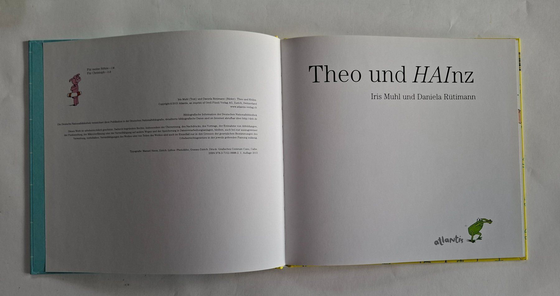 Livres: Kinderbuch: Theo und Hainz - Eine tolle Geschichte! – D'occasion à Opfikon par Diversamente 2