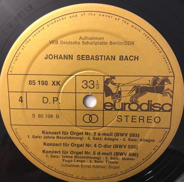 Dischi in vinile: Bach auf Silbermann-Orgeln (2 LPs) – Usato da Grüningen venduto da azulamarillo_vinyl 6