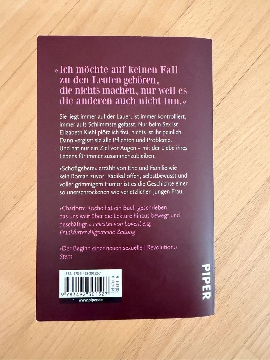 Libri: Romane von Charlotte Roche – Usato da Gurmels venduto da fab_fzb8 2