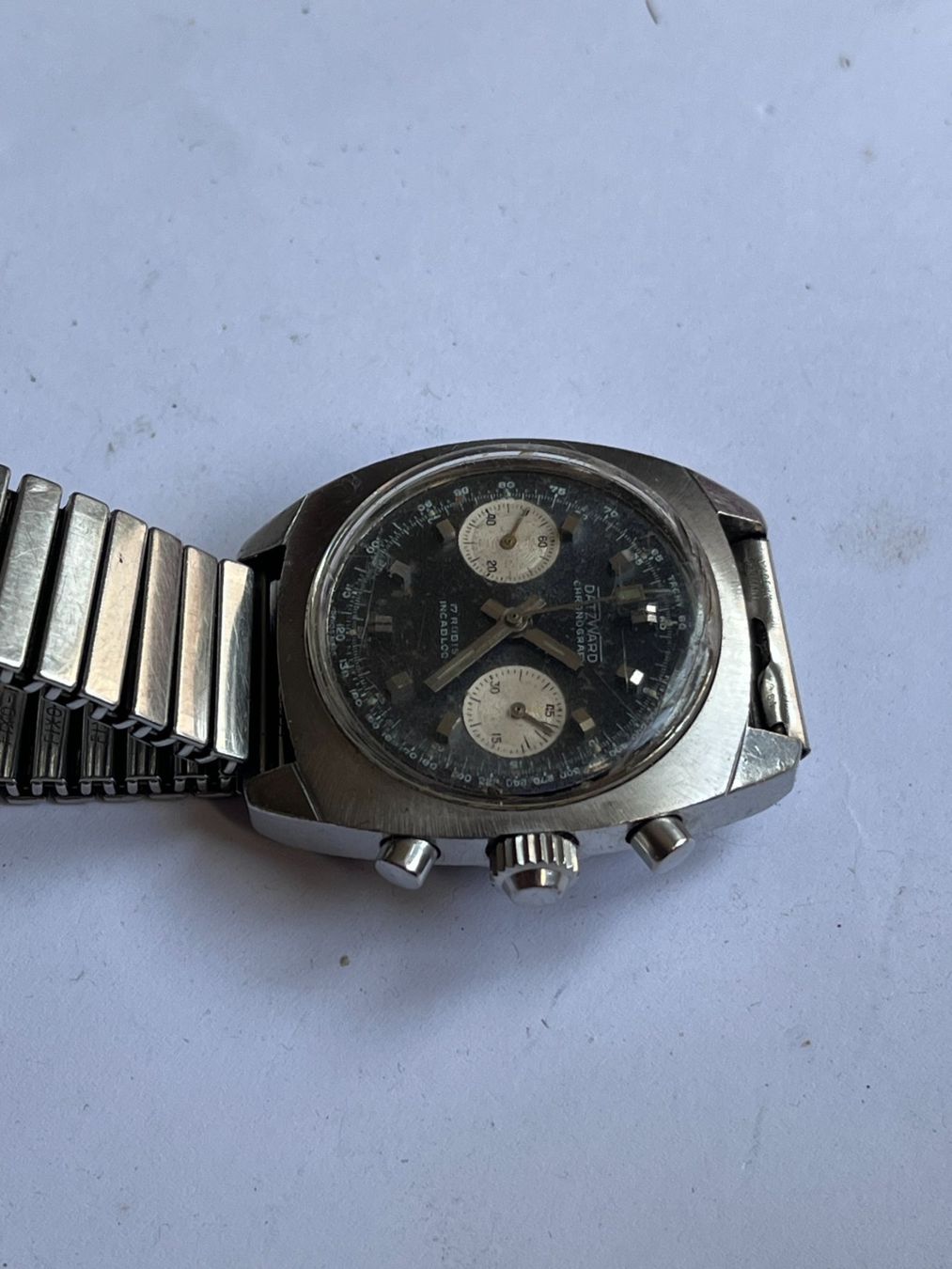 Orologi: Datzward Chronograph – Difettoso da Worblaufen venduto da chronyves 5