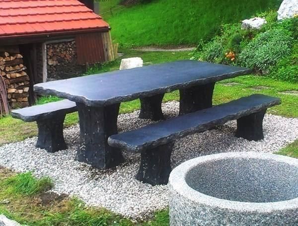 Tavoli da giardino: Granittisch 220x100x75 Padang + 2 Bänke – Nuovo e nell'imballaggio originale da Lyss venduto da Ursprung1 2