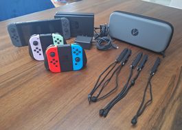 Nintendo Switch inkl. 5 Controller und Case