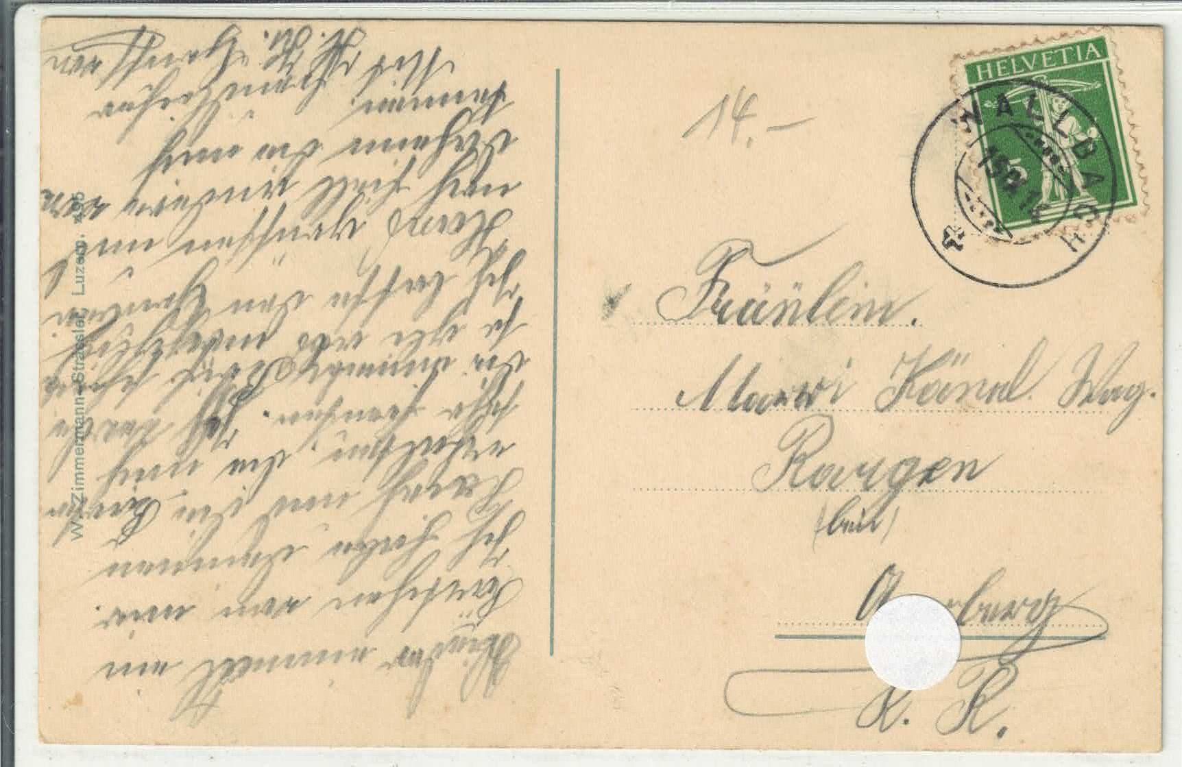 Cartoline postali: Laufenburg - Generalansicht CH & D - Litho – Usato da Ettingen venduto da Kartenplanet 1