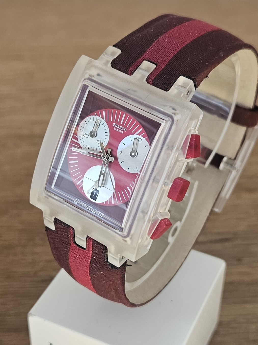 Swatch Uhren: Swatch Square Chrono 31mm – Gebraucht aus Flamatt von pie_f9zm