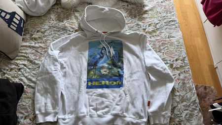 Heron Preston Hoodie white Size L 