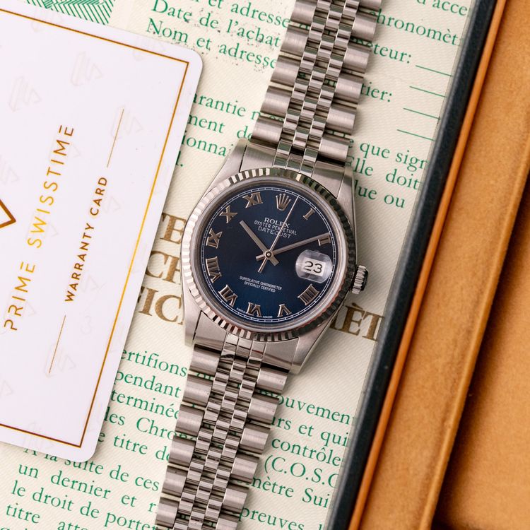 Rolex Orologi: Rolex Datejust 36 / 16234 /1990 /Full Set / Bucherer Paper – Usato da Luzern venduto da PrimeSwissTime 2