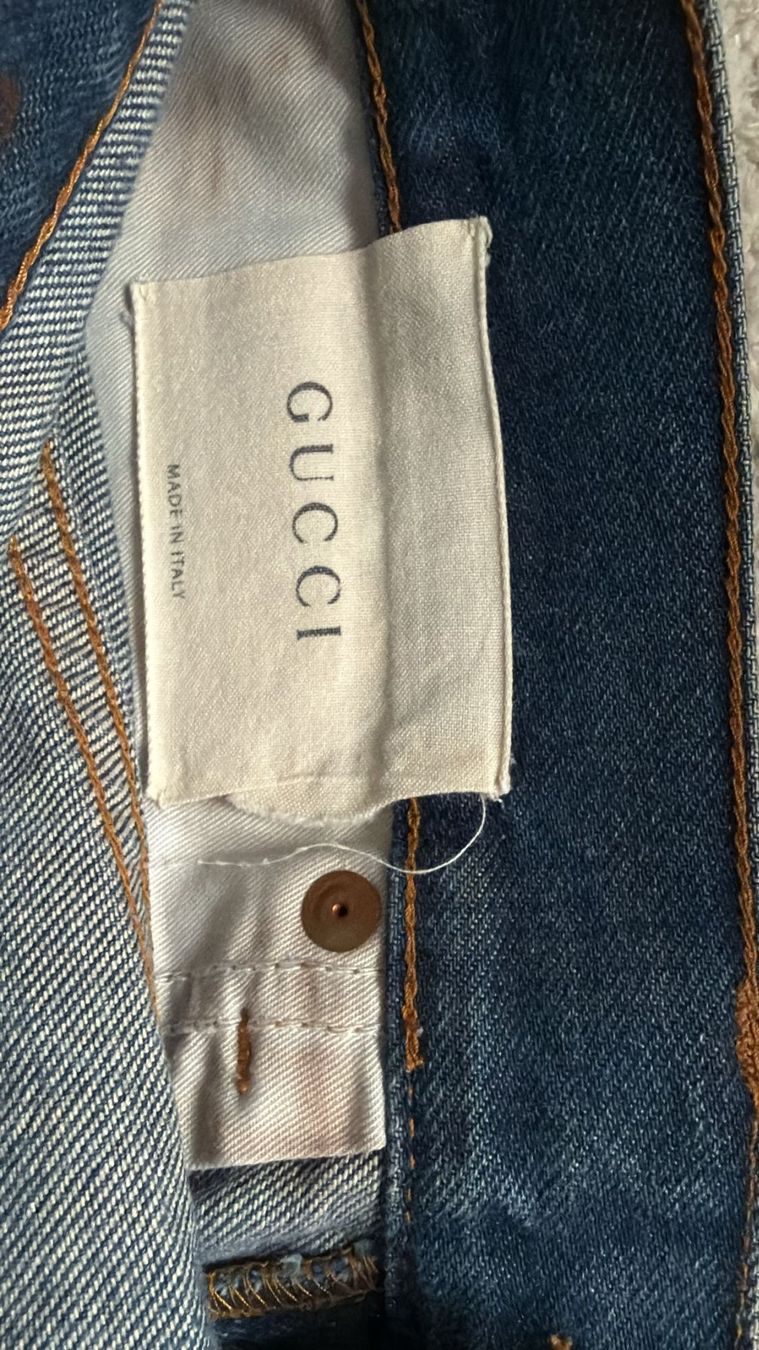 Gucci Jeans: Gucci Embroided Jeans Dragon – Usato da Schlieren venduto da uli_8mbm 4