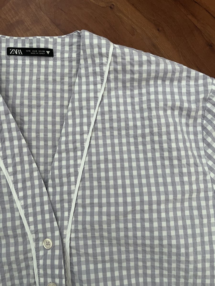 Zara Camicette: Bluse Zara Vichy/Gingham Gr. S – Usato da Wauwil venduto da parttimehippie 1