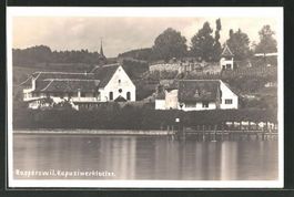 Rapperswil, Kapuzinerkloster, Fotokarte um 1930