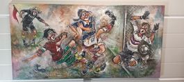 Lorrain "Clowns Fussball" Gemälde