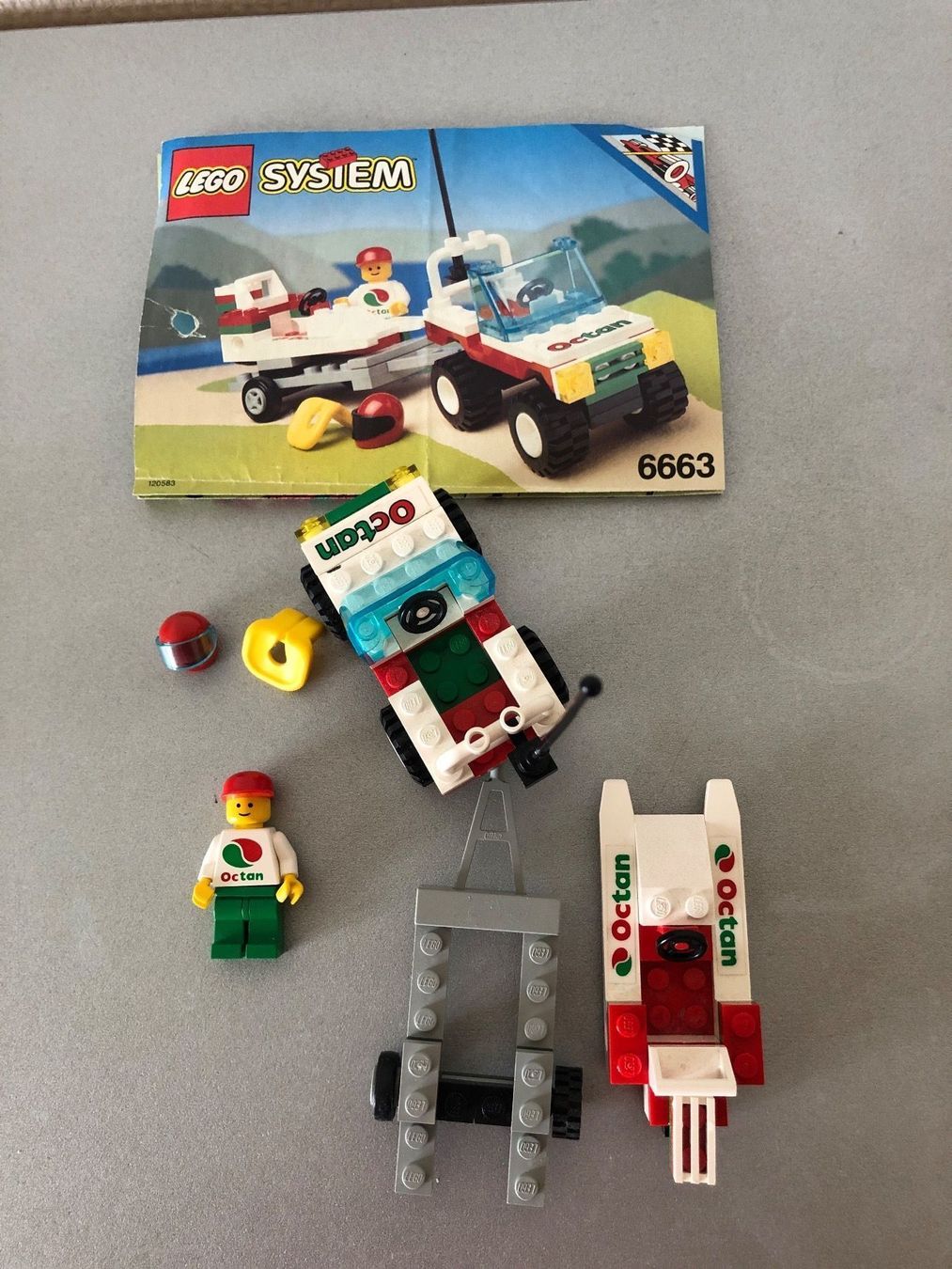 Lego Kit di costruzioni: Lego 6663 Wave Rebel Speedboot Octan Jeep – Usato da Haegendorf venduto da Chruege 8