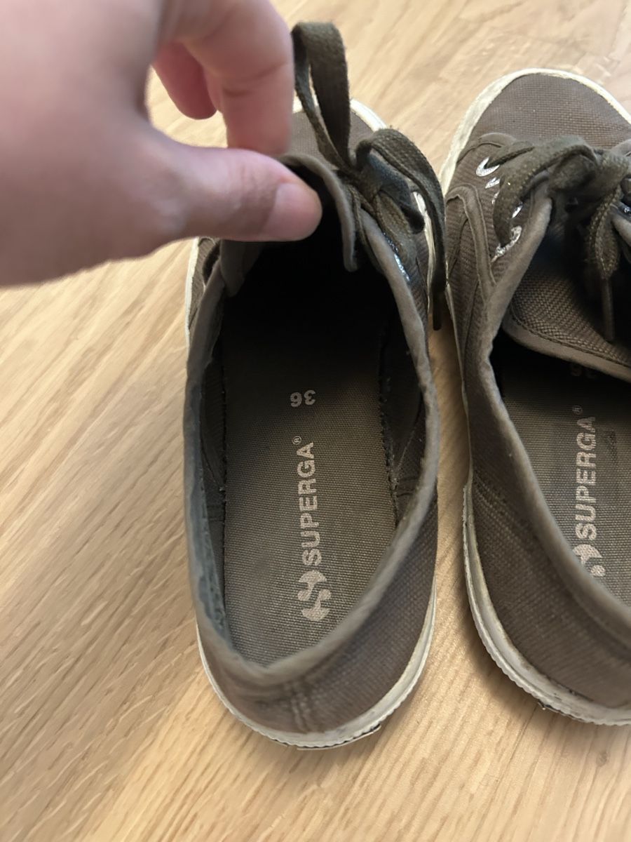 Superga Damenschuhe: Superga Canvas Sneaker Khaki, Grösse 36 – Gebraucht aus Luzern von iri_5pg9 2