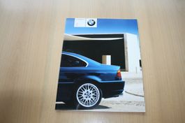Original BMW 3er Coupe E46 Prospekt 2000 Französisch