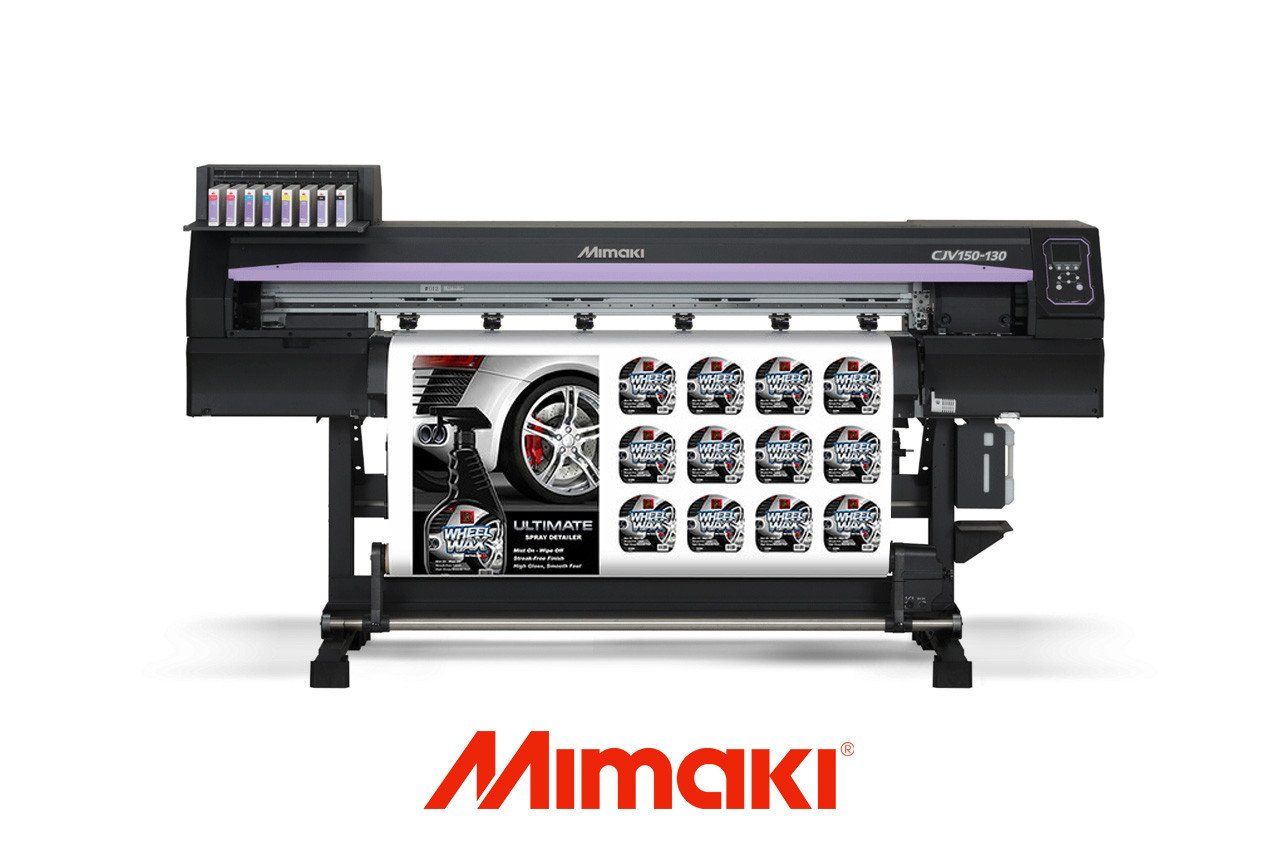 Mimaki Stampanti: Mimaki CJV150-130 Integrierter Drucker/Schneideplotter – Usato da Otelfingen venduto da Yuji_Outlet_A-Ware.