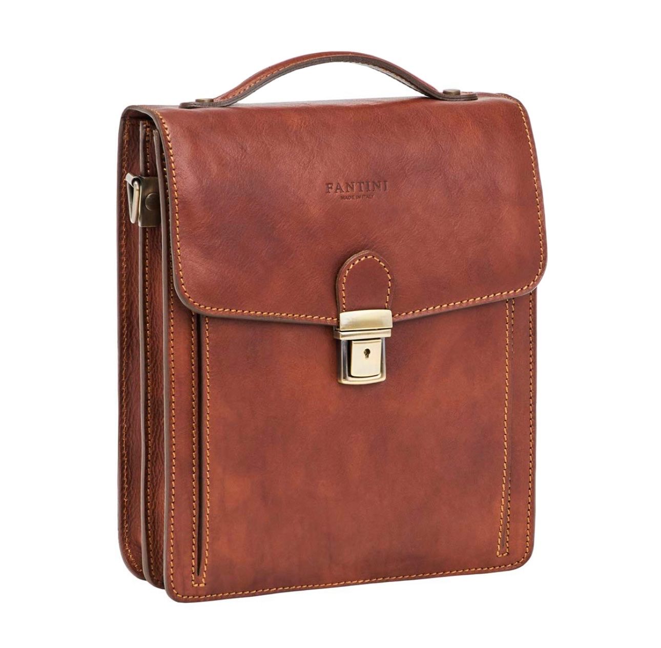 Borse: Schultertasche Herren Leder Tuscany - Braun – Nuovo e nell'imballaggio originale da Wittenbach venduto da bes_k8vr 1