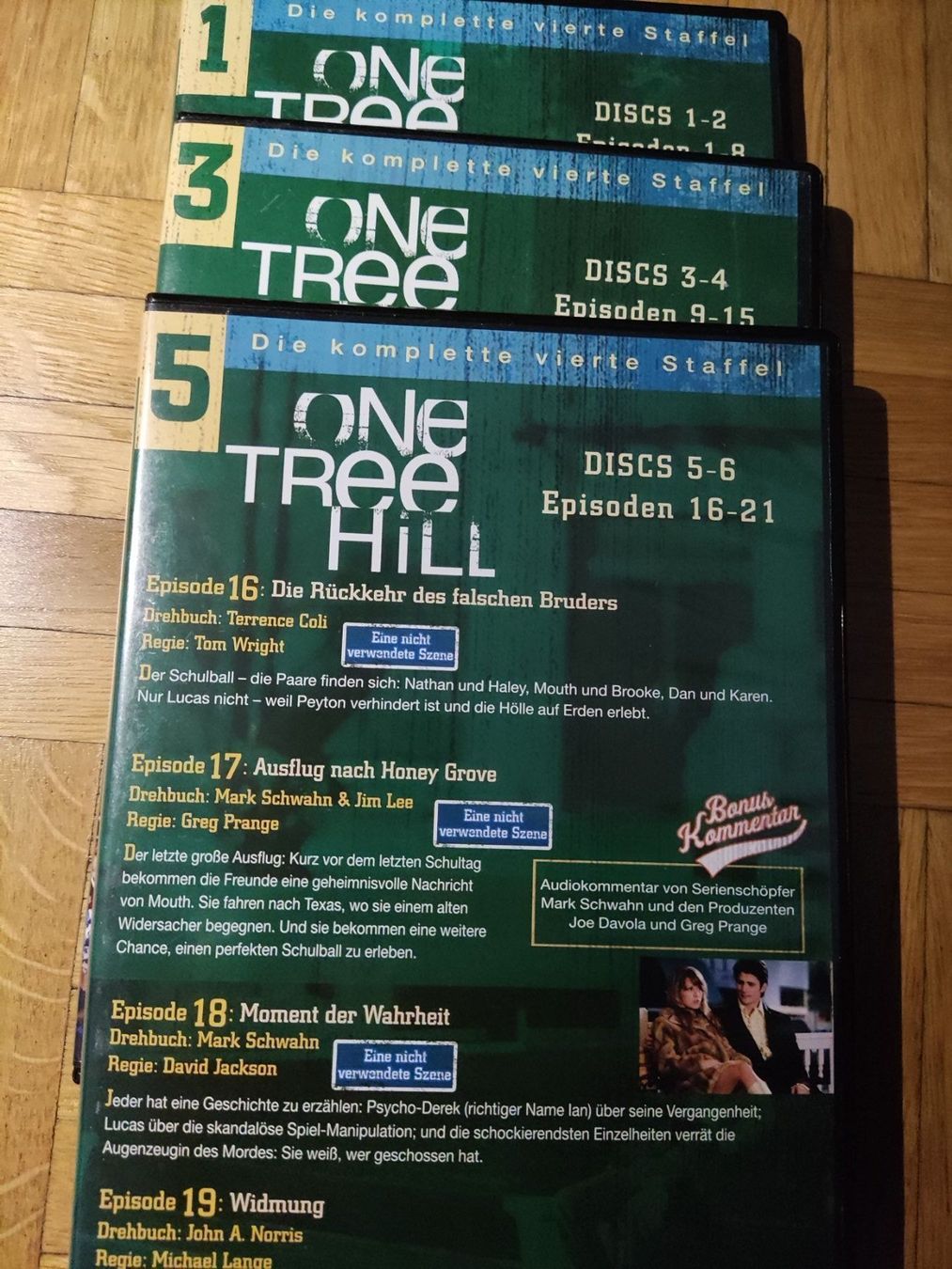 Alle DVDs: One Tree Hill - Die komplette vierte Staffel [6 DVDs – Gebraucht aus Basel von Alacant 3