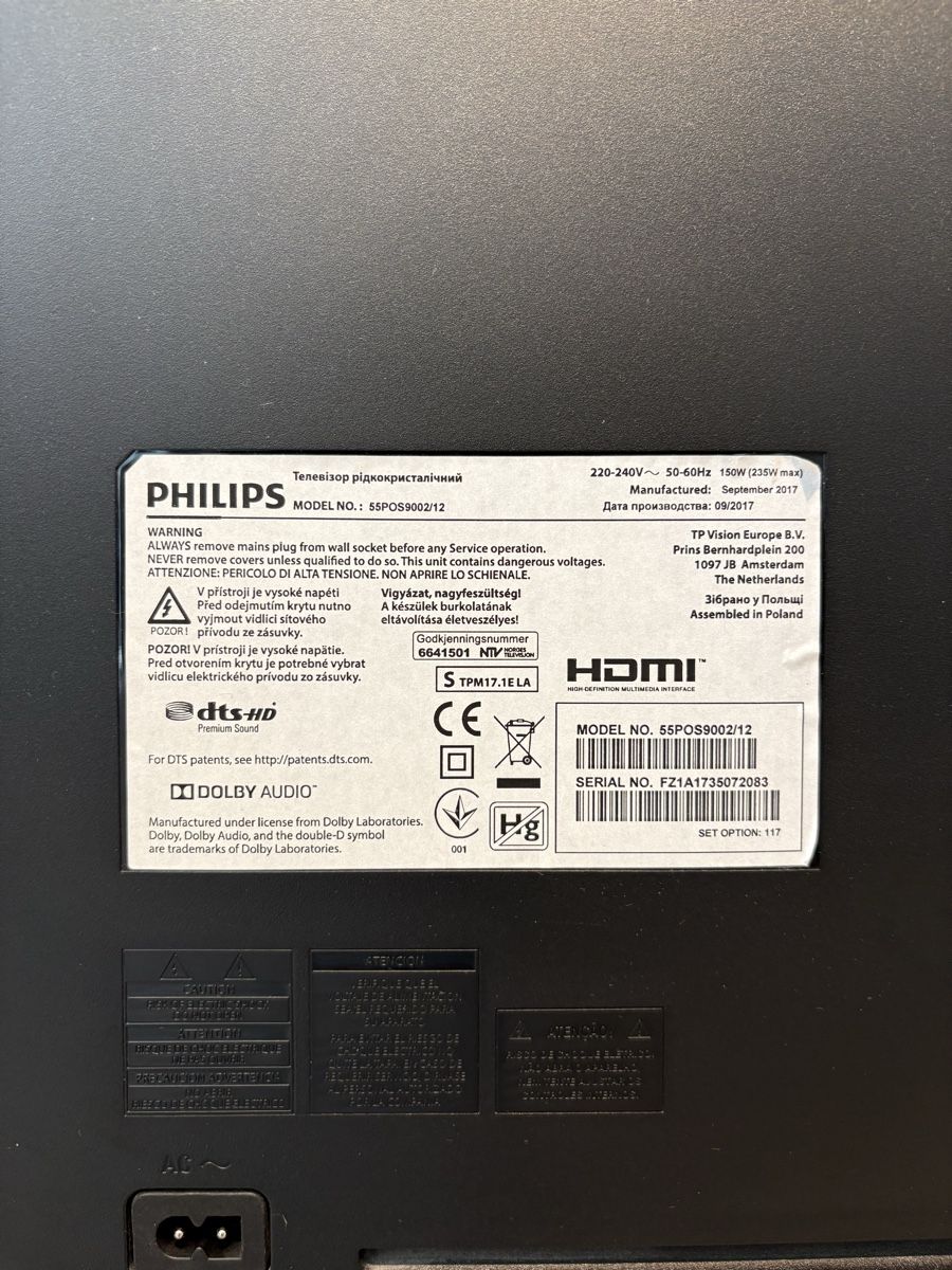 Televisori: Philips 55POS9002/12 OLED 9 series, 4K UHD OLED Android TV – Usato da Dornach venduto da manu10 9