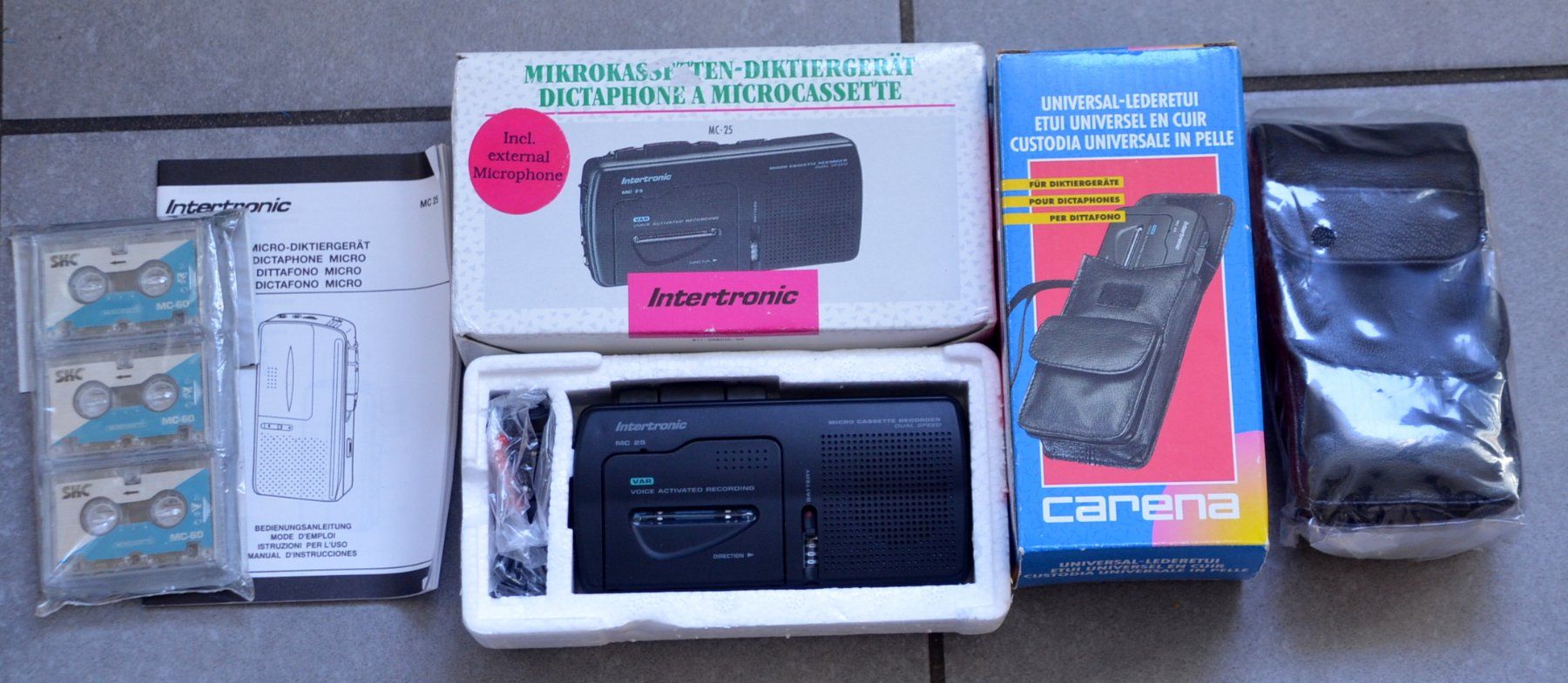 Registratori: Intertronic MC 25  Diktaphon / Dictaphone – Nuovo e nell'imballaggio originale da Collonges venduto da arashee