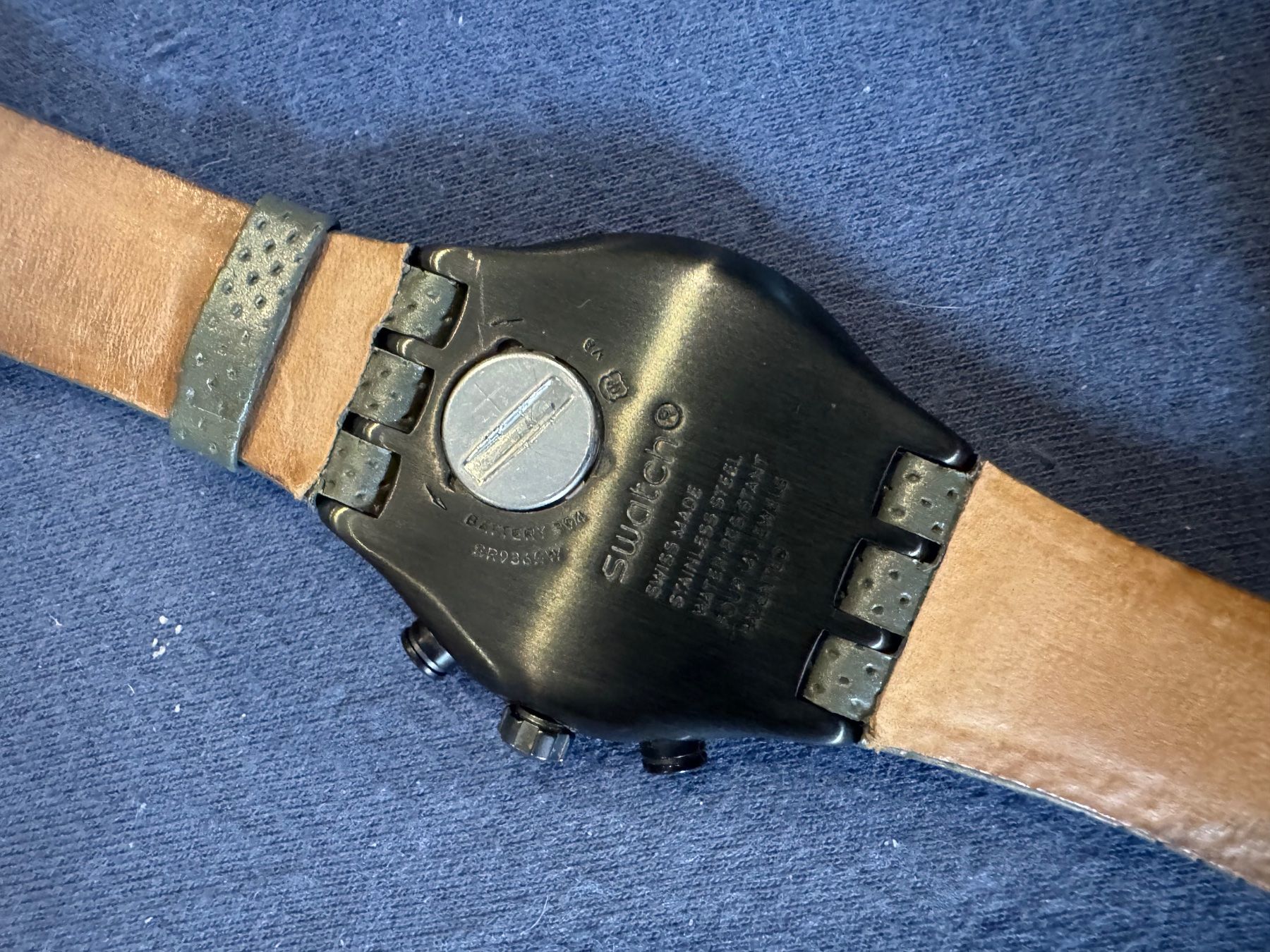 Swatch Orologi: **** SWATCH CHRONO IRONY DARKMEBLUE YVS460 **** – Nuovo e nell'imballaggio originale da Giumaglio venduto da soloemi 7