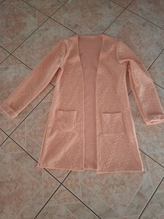Longue veste légère - manteau taille XL couleur abricot
