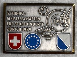 Abzeichen, 5. Europameisterschaften für Sehbehinderte, 1989