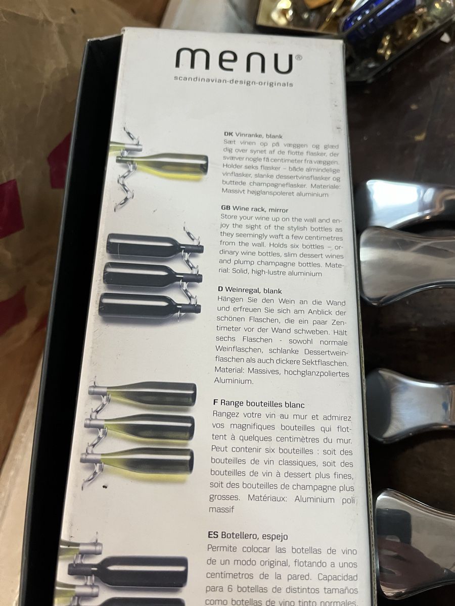 Küchengeräte: Menu Design Weinregal neu – Neu (gemäss Beschreibung) aus Münchenstein von Sozial_Labor_Brocki 1