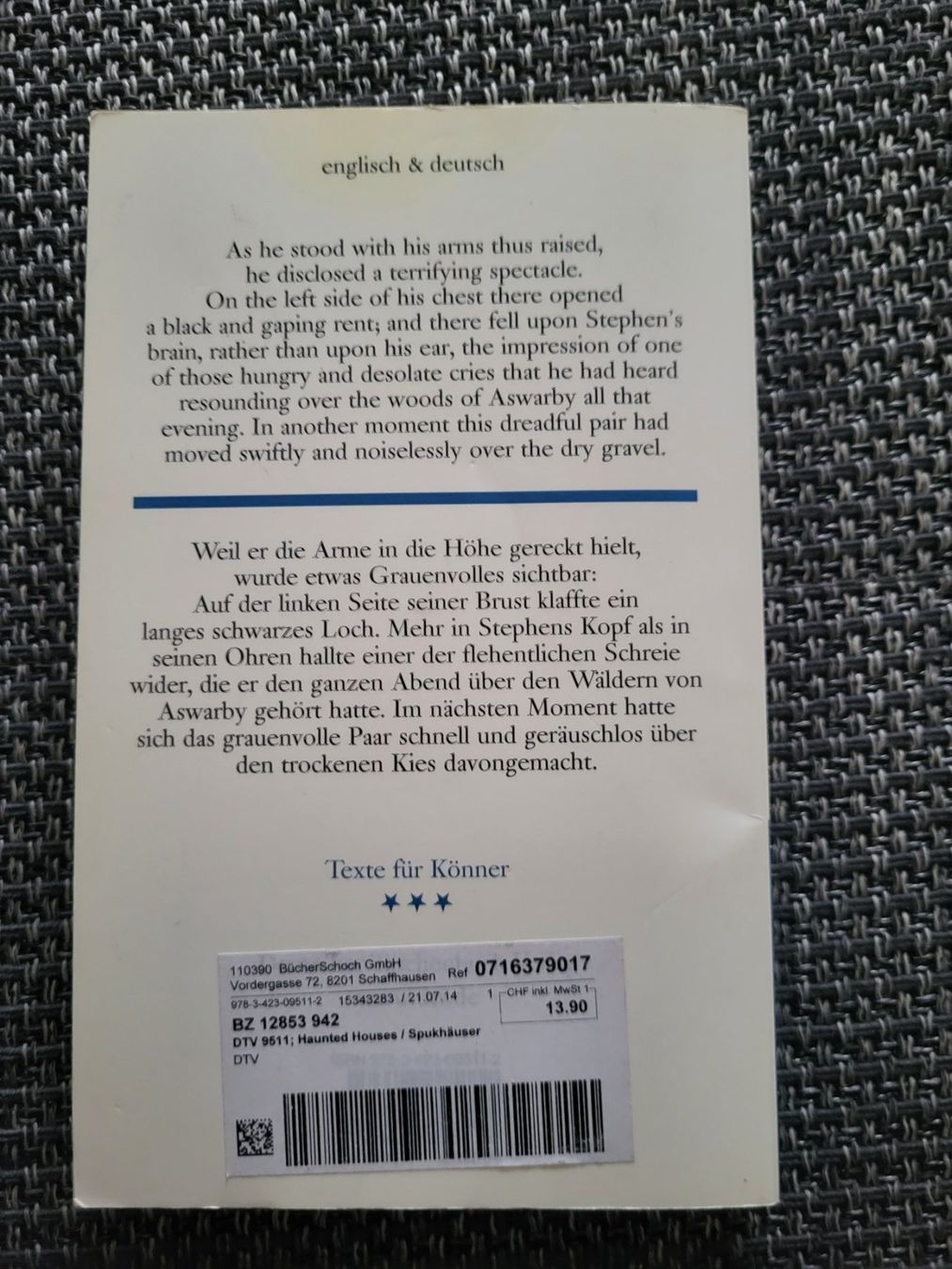 Libri: Englische Gruselgeschichten - Spukhäuser – Usato da Sevelen venduto da Cleo82 1