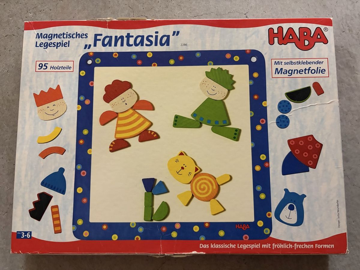 Haba Giochi: Fantasia magnetisches Legespiel – Usato da Zürich venduto da Stingosaurus