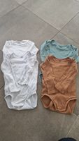 4x Bodys Gr. 92 H&M Organic Cotton Langarm