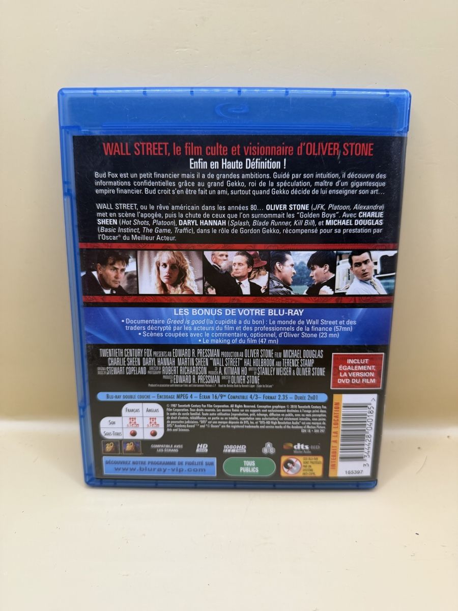 Tutti i DVDs: Blu-ray Wall Street Olivier Stone – Usato da Genève venduto da sho_67qj 1