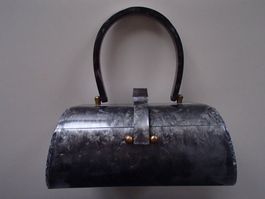 Vintage silbrige Bakelit FLORIDA Tasche