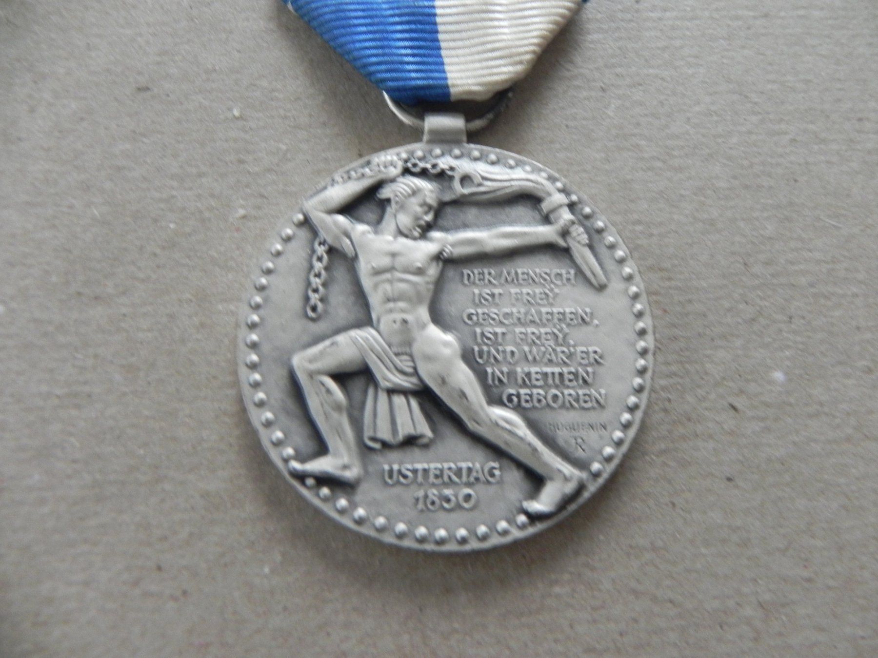 Medaglie: Medaille ZH Kant. Schützenfest Uster – Usato da Siebnen venduto da krimsie