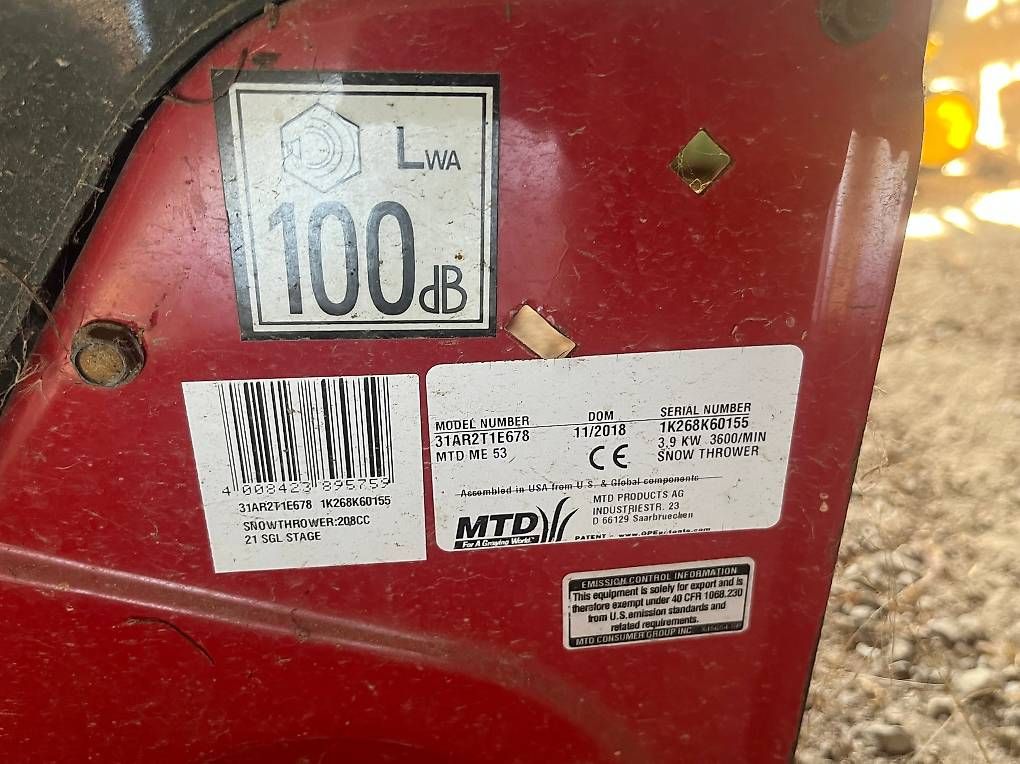 Tutte le macchine: Schneefräse – Usato da Wetzikon ZH venduto da Jill99 1