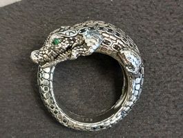 Ring Krokodil Silber 925
