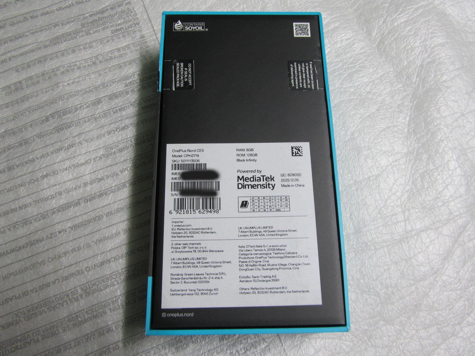 OnePlus Handys / Smartphones: OnePlus Nord CE5 128GB,Black Infinity – Neu (gemäss Beschreibung) aus moosseedorf von RTN10 2