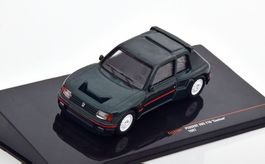 Peugeot 205 T16 Custom 1987 dunkelgrün met. / rot       1:43