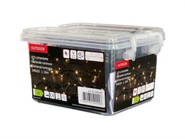 Outdoor Lichterkette 240 LED Warm weiss 24 Meter Weihnachten