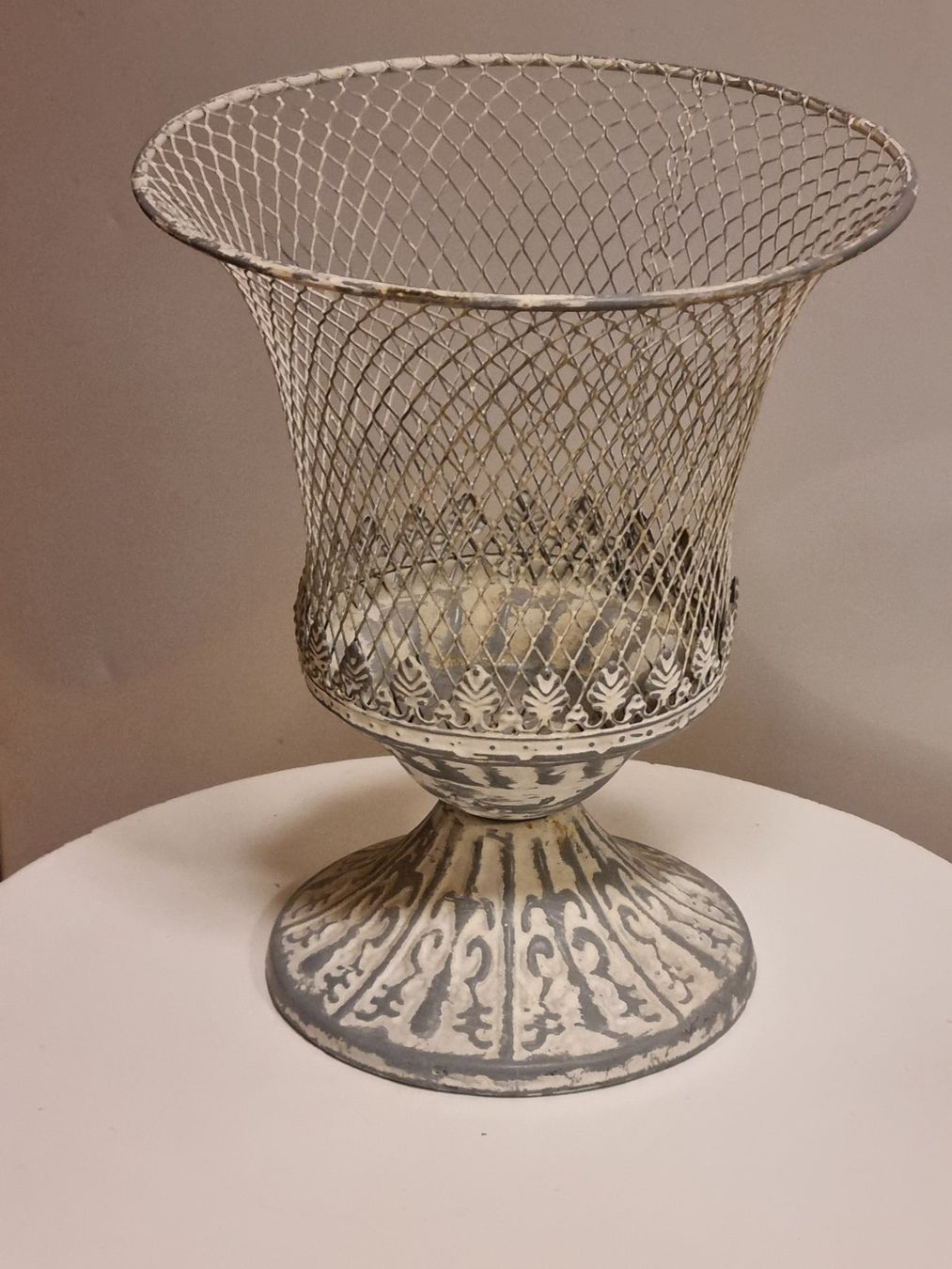Vasen & Gefässe: Metall Deko Vase Antik Shabby Chic – Gebraucht aus Scharnachtal von devin03 3