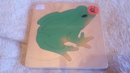 Einlegepuzzle Frosch
