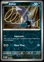 Pokémon Zubat 110/182 Rev. Holo  EN SV04 Paradox Rift