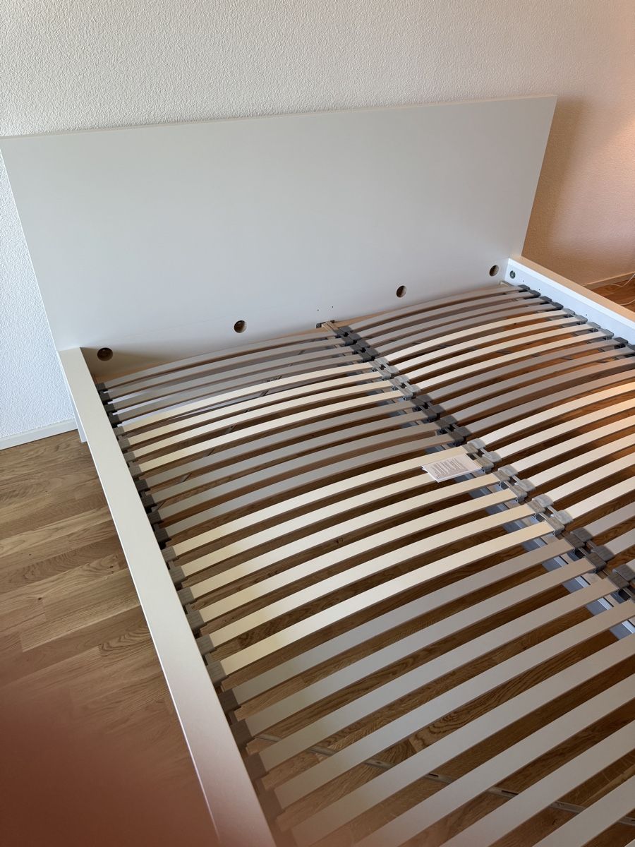 Ikea Letti: IKEA Malm Bett Weiss mit Lattenrost 180cm – Nuovo (secondo la descrizione) da Zug venduto da Katenths 6