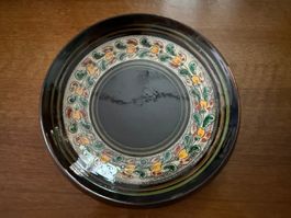 Schale Keramik handgemalt Blumenmuster HB Heimberg guter ...