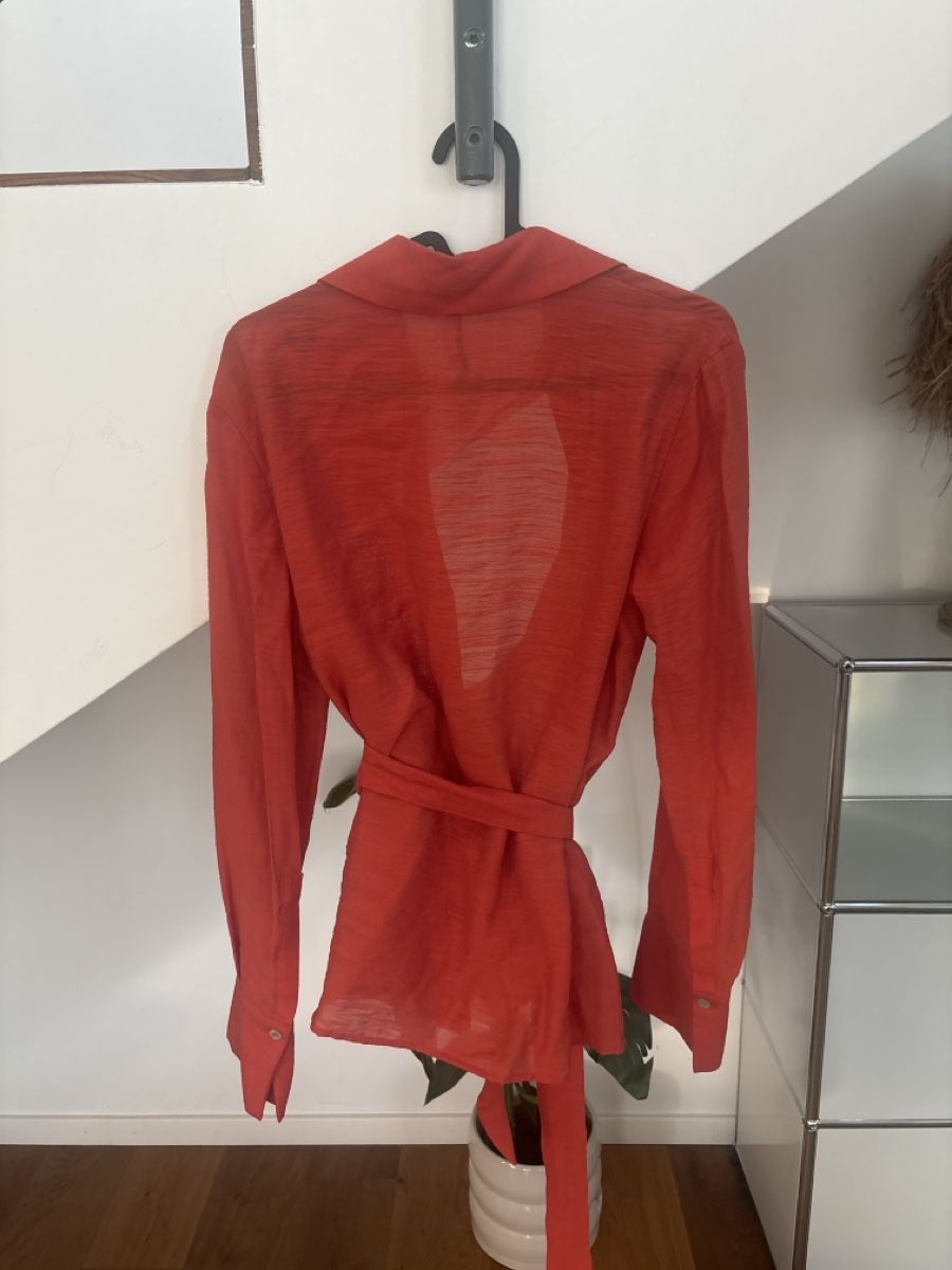 Mango Camicette: Rote Wickelbluse – Nuovo (secondo la descrizione) da Schaan venduto da Nina.Zander_1990 2