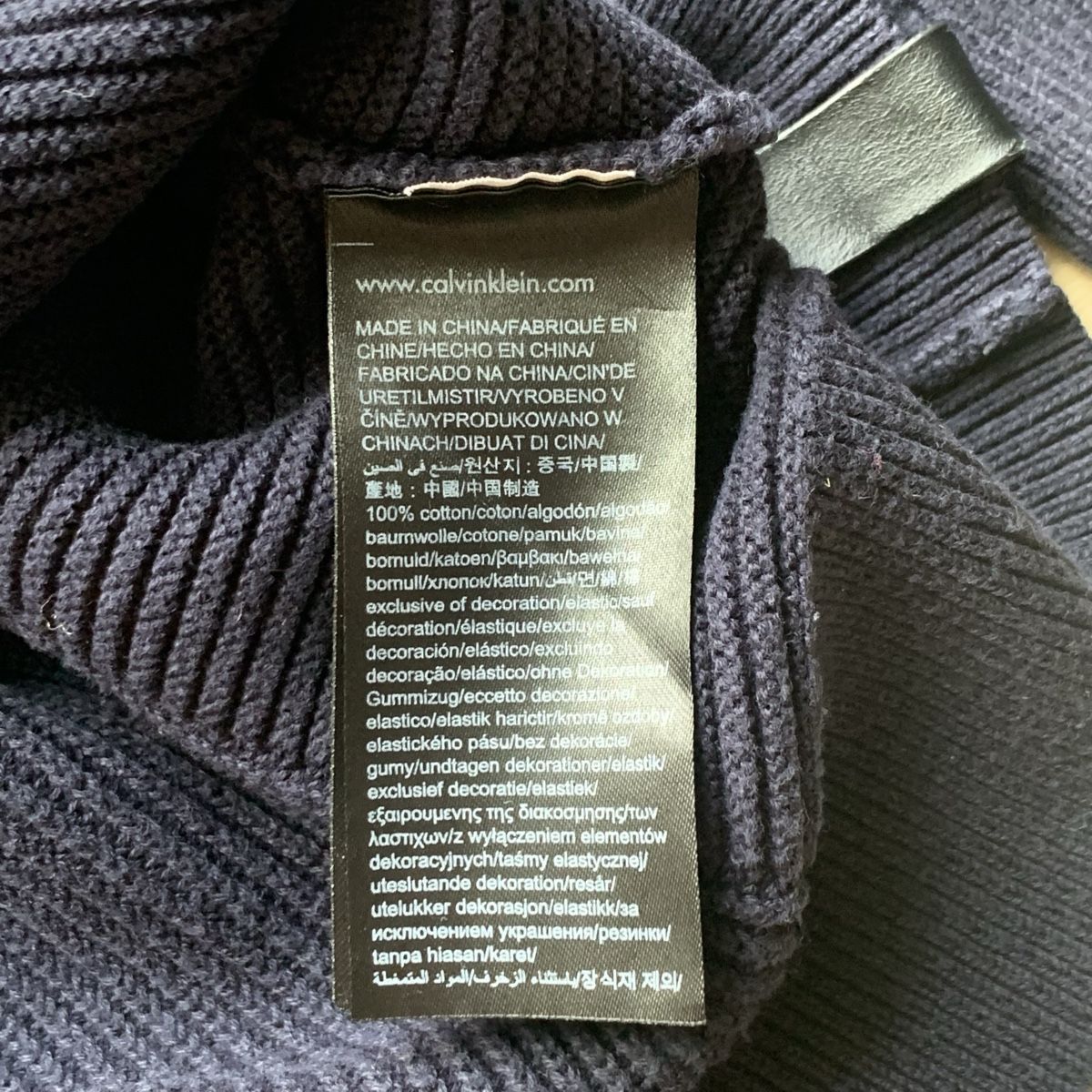 Calvin Klein Maglioni & Felpe: Calvin Klein Cotton Navy Pullover Crew Neck Jumper Medium – Usato da Kriens venduto da mat_9gtt 5
