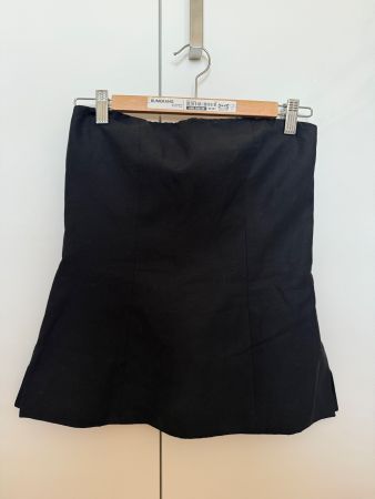 COS Damen Trägerloses Oberteil Schwarz Grösse 34/36