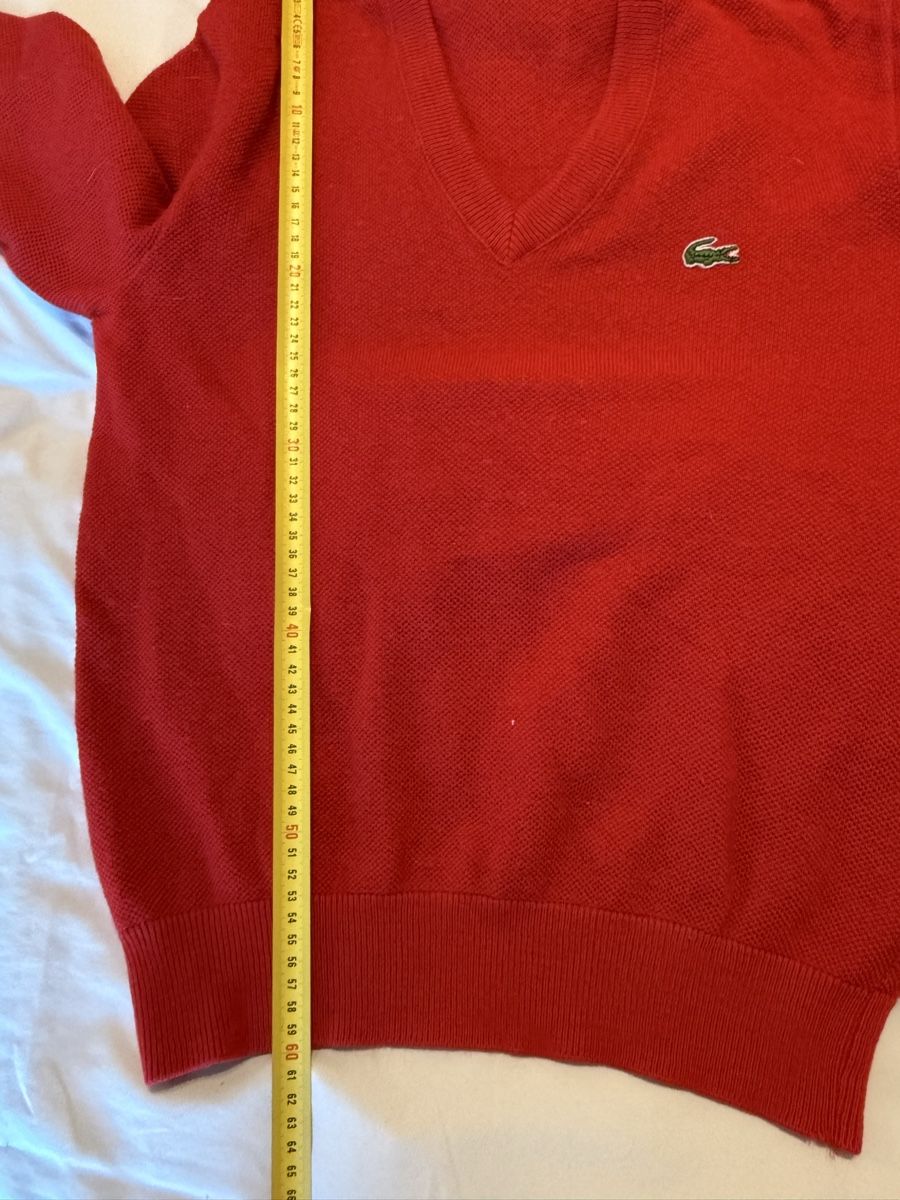Lacoste Maglioni & Felpe: Pull Lacoste rouge, taille M – Usato da Monthey venduto da Joseph-29 5