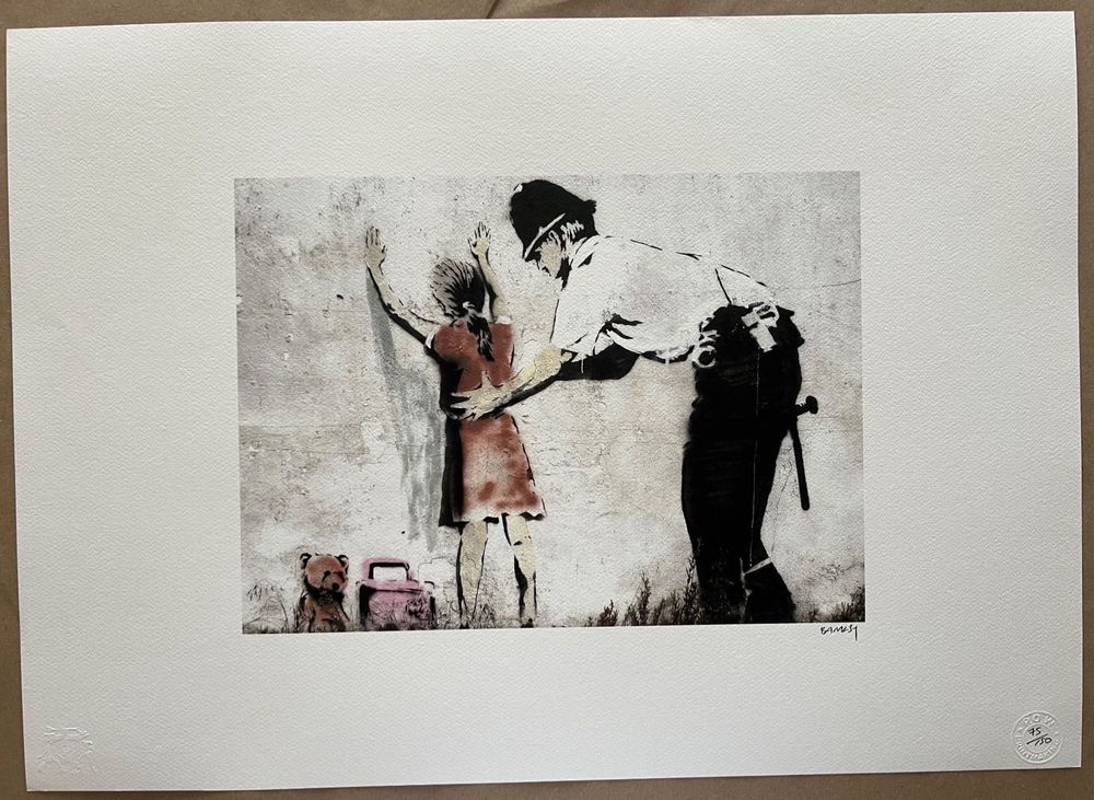 Banksy Policeman searching girl 75/150 Kaufen auf Ricardo